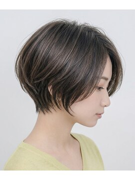 ヘアー リラックス 風香(HAIR RELAX) 【前下がりボブ】前髪長め【明るめの白髪染め】30代40代・太白区