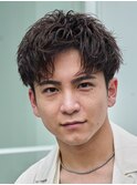 渋谷パーマツイストスパイラルパーマルーズショートヘア