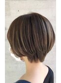 30代40代のショートボブ◎ブリーチなしカラーで艶髪