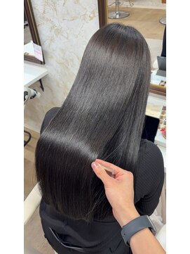 フィガロ ウメダ(FIGARO UMEDA) 暗めカラー髪質改善縮毛矯正11,13