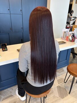 ラグ バイ シゲルカットクラブ 神田久志本店(lag) ダブルカラーでラベンダーピンク