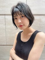 フェイバー 銀座 東銀座(FAVOR)&nbsp;ダークトーンが映える王道のボブスタイルで上品なイメージに。
