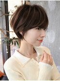 ショートヘア/分け目なし/イメチェン/30代40代50代60代/表参道