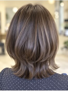 ポノ(pono)の写真/大人女性の髪質・骨格に合わせた似合わせカット。まとまりやすく毎朝のお手入れも簡単に♪