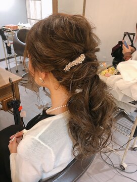 着付けヘアセット専門店 ウィズ(With) ルーズローポニー