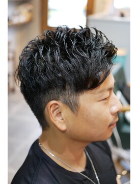 ラヴィーヘアーワークス(LAVIE hair works) 2ブロック+ニュアンスパーマ