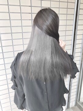 スタイル 相模大野(STYLE) インナーカラー　グレー　【スタイル相模大野】