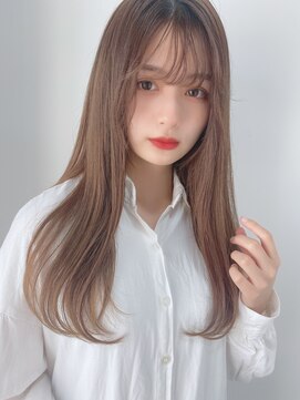 ルービック 枚方(Rubik's) ブリーチなし大人可愛い艶髪ミルクティーベージュ