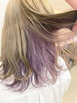 サンクレポ&nbsp;人気☆インナーカラー/ラベンダーグレージュ　佐藤拓哉