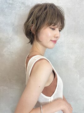 ベック ヘアサロン(BEKKU hair salon) 大人のふわくしゅショートパーマ☆マロンベージュ