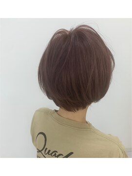 ヘアポジション 泉店(HAIR Position) ショート＋ピンクベージュカラー