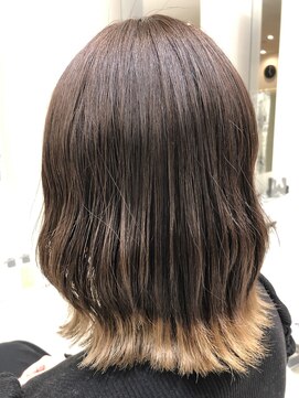 アヴァンス 深井店(AVANCE.) 裾カラー×ウェーブ巻き