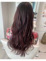 ファイブボックスヘアー 広島(five vox hair) レッドピンク