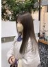 【髪質改善】カットカラー+サブリミック髪質改善TR ¥17600 岩崎指名限定