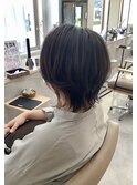 小顔補正立体カット