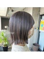 ガルボヘアー 名古屋栄店(garbo hair) グレージュカラー10代20代大人かわいいケアブリーチ