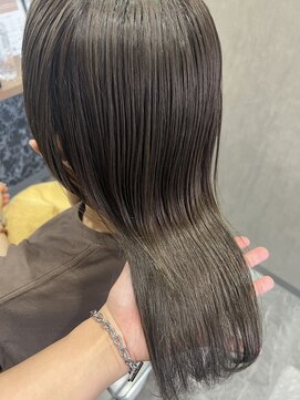 テラスヘア 新潟駅南(TERRACE hair) 【イルミナカラー】透明感モスグレージュ