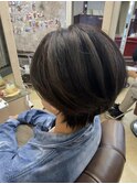 暗髪/大人ショート