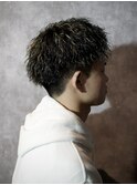 メッシュ×ツイスパ　福岡メンズパーマ　ツイストスパイラル