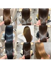 【tocca難波といえば髪質改善艶カラー＊】アンジー&ベホマ　濡れた状態から手触り実感が病みつきに！！