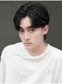 モテる黒髪ネープレスショート束感モテ髪ワックスなしマッシュ
