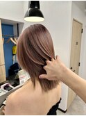 大人可愛い外国人風カラーブリーチシャドールーツカラー