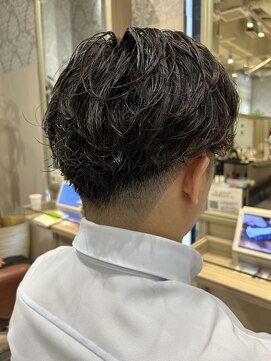 ビス リアン 川口店(Vis lien) 大人男性ナチュラルパーマビジカジ清潔感アッシュブラック