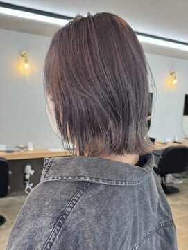 ミルヘアデザイン(mil hair design) グレージュ　艶髪　髪質改善　ミディアムレイヤー