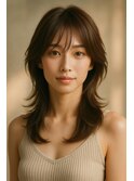 ハイレイヤーカットウルフカットウルフパーマ外国人風パーマ