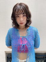 エイチ(H eitf)&nbsp;原宿 H[eitf] RUKA 波巻きパーマ ボブスタイル