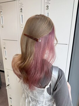 セブンルックスクレオ(7LOOKS creo) ベージュ×ピンク