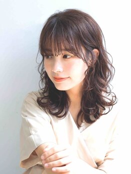 ミウム (MIUMU)の写真/おしゃれでセットが簡単！大人気★柔らかさ×抜け感を演出するパーマstyleは《MIUMU》にお任せ♪