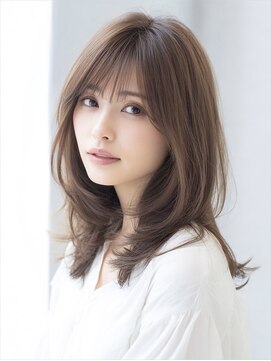 アルトリスト(Altruist Aging×HAIR&SPA) ★ダークアッシュ大人ガーリーボブ着物ミディアムレイヤーカット