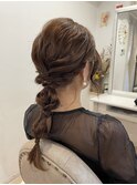 結婚式参列ヘアセット