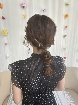 ヘアセット専門サロン by OKINAWA WATABE WEDDING 那覇店 編みおろし