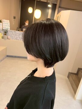 大人ショート/黒髪