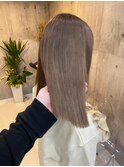 切りっぱなしボブ/エアリーロング/美髪/ピンクブラウン[国分寺]