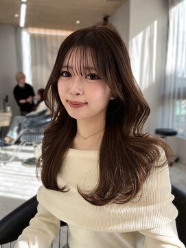 ボタン コロン 表参道 原宿(VOTAN COLON) ハッシュカット/韓国レイヤー/ミディアムレイヤー/原宿/顔まわり