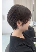 丸みのショートボブ