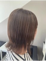 ルルクス ヘアーサロン(LuLux)&nbsp;うる艶質感×外ハネくびれボブ
