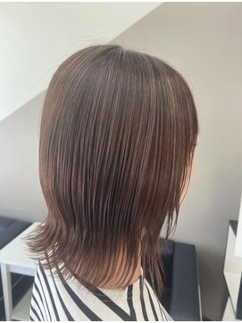 ルルクス ヘアーサロン(LuLux) うる艶質感×外ハネくびれボブ