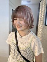 アンドスタイル(&style) ブラウンカラー ホワイトピンク デザインカラー 学割