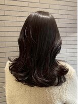 癒髪(yukami) 伸ばしかけ◎大人くびれミディアム×くすみブラウン