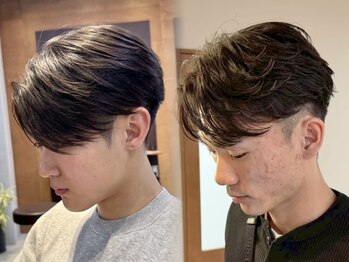 アトラクト バイ ラック 津田沼(Attract by LUCK)の写真/Attract津田沼のメンズパーマ&メンズカットで、デキる男を演出◎仕事も遊びも思いのままに♪