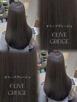 ケー 北千住(K.)&nbsp;透明感暗髪＊オリーブグレージュ[髪質改善/縮毛矯正/カラー]