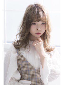 ミエルヘアーエスト 新宿店(mielhair est) ハイトーンヌーディーベージュ