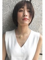 ヘアーアンドメイク フォルス(HAIR&MAKE FORS) 【FORS】西田ゆか　軽い質感♪ボブショート