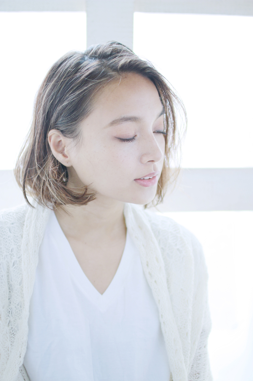 かきあげツヤ感ボブ