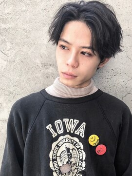 カナン(CANAAN) ★メンズヘア★ニュアンスフェザーマッシュセンター★