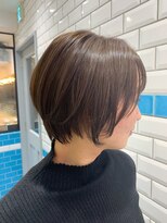 シー バイ ロンド 新宿(Sea by Lond)&nbsp;美髪マニッシュショート×グレージュカラー　新宿